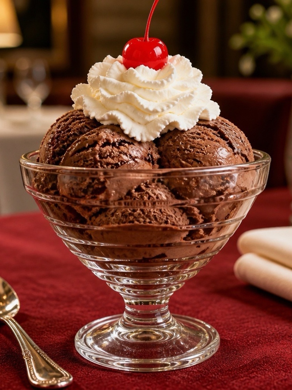Le Gigogne® Duralex Glass Ice Cream Glass Cup made in France (one available)